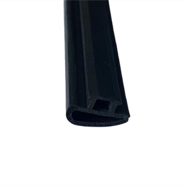 Windproof Wooden Door Brown EPDM Foam Sealing Gasket Rubber Strip Extruded