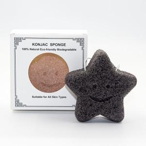 7*3.5cm Black Konjac Sponge