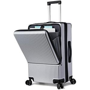 Quality 20in Aluminium Frame Hardside Spinner Wheel Luggage, Built-In TSA lock Carry on Suitcase, with Cup Holder &amp; USB Port for sale