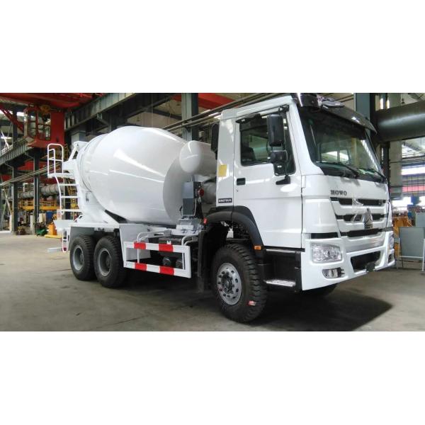 SINOTRUK HOWO 6x4 concrete mixer truck, red, 299hp, 336hp, 371hp, 380hp