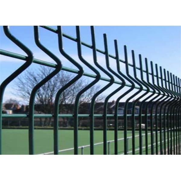 Buy 150mm Rectangle Hole 3D Welded Triangle Bends Railway Wire Mesh Fence in garden at wholesale prices