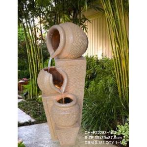 39 Inch Pots Polyresin Decorative Water Fountains