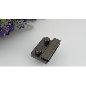 Handbag hardware suppliers wholesale light gold metal push lock