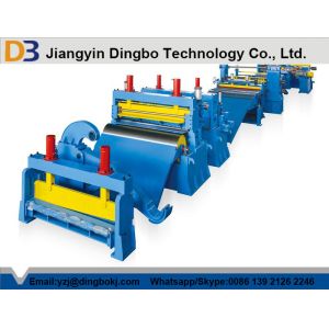 0.2-1 X 650mm Steel Coil Slitting Line , Cut To Length Machine For CR And HR