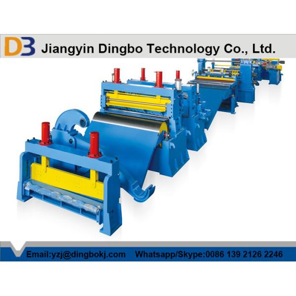 0.2-1 X 650mm Steel Coil Slitting Line , Cut To Length Machine For CR And HR