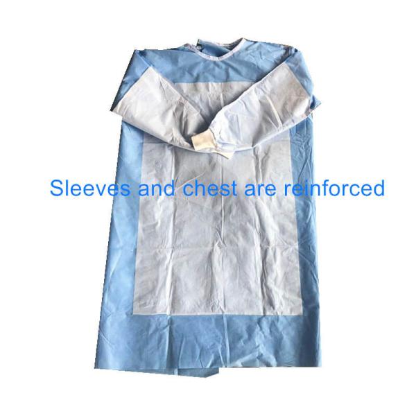 Reinforced Sterile Disposable Protective Equipment Hospital Surgical Gown