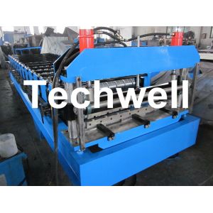 C8 Wall Panel Sheet Roof Roll Forming Machine With 0.3mm - 0.8mm Thickness