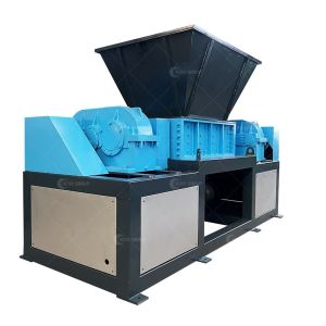 PLC Controlled Industrial Double Shaft Scrap Metal Shredder for Recycling