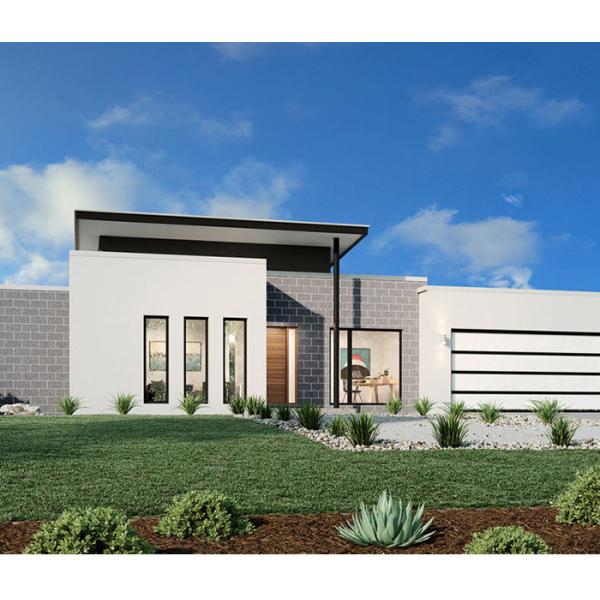 Buy AS / US Modular Single Family Home Modern Design Wooden House Bungalow With Light Steel Frame at wholesale prices