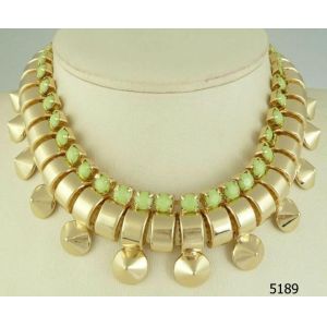 Beautiful mixed metal necklace sets fashion jewelry with gold plated