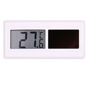 1M Potable Solar Powered Digital LCD Thermometer -50 degree to 150 degree Sensor
