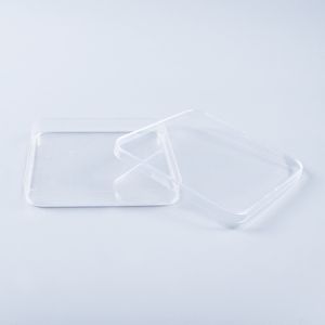Sterile Square Petri Dish Smooth Surface 90x15mm