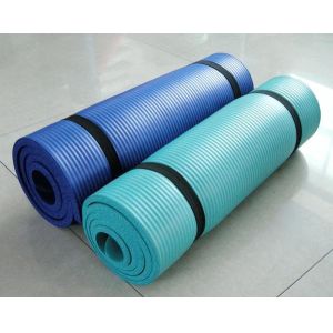 Quality rubber NBR yoga mat supplier 15mm exercise mat for sale