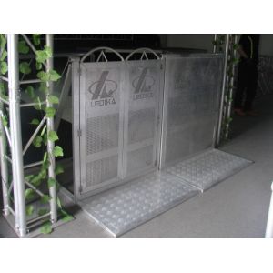 Aluminum Crowd Control Barrier Security Fencing 2000N Horizontal force