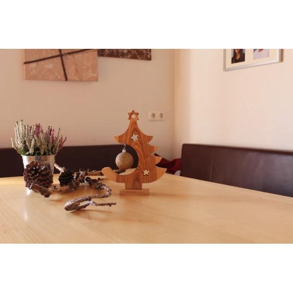 wooden Christmas tree Christmas decoration Wooden decoration Ball Ash Table decoration