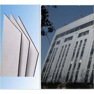 Fireproof Interior Aluminum Wall Panels Zwm-8814 Off White