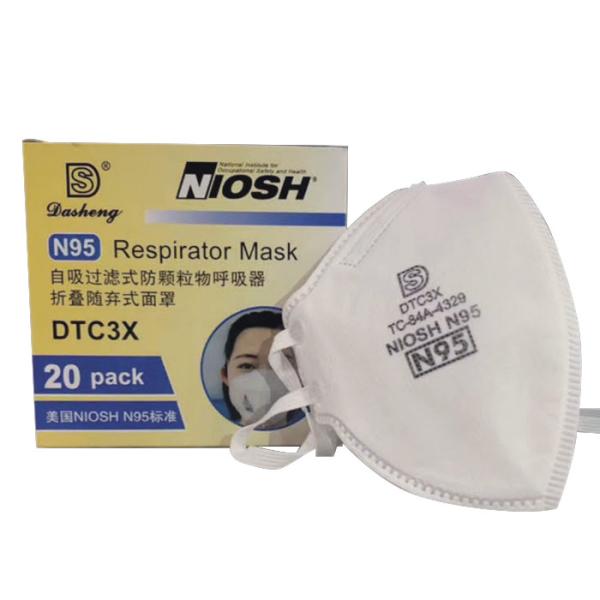 Fashion Consumable N95 Particulate Filter Mask Personal Protection With Noish