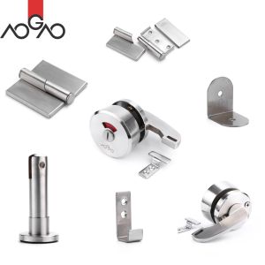 Customizable Toilet Cubicle Hardware Toilet SS304 Partitions And Accessories