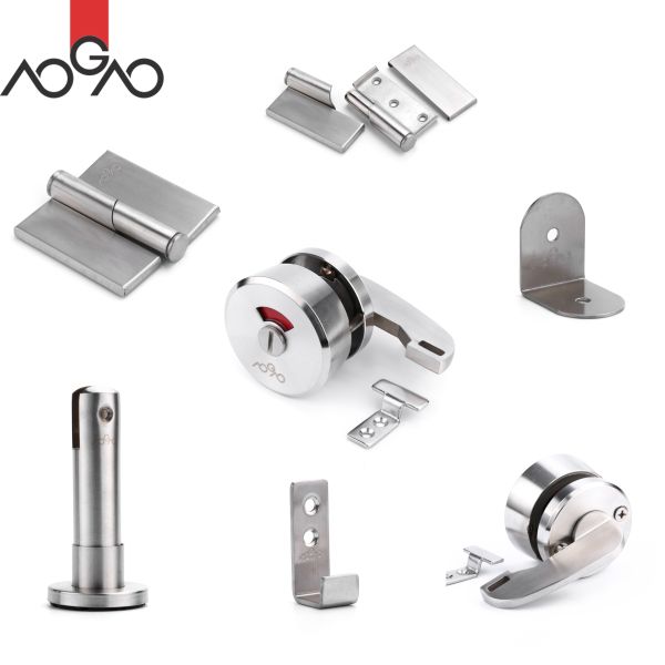 Buy Customizable Toilet Cubicle Hardware Toilet SS304 Partitions And Accessories at wholesale prices