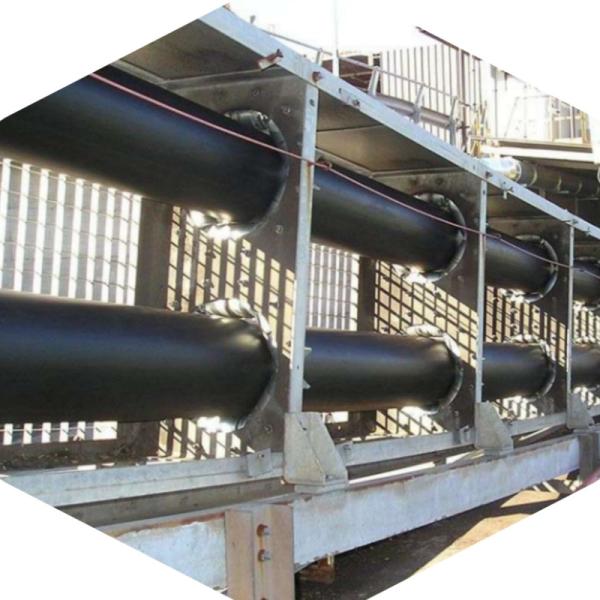 Mining Rubber Anti Abrasive Multi Ply Textile Pipe Conveyor Belt