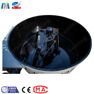 Mixing Blade Flat Mouth Mixer Diesel Pan 750L Concrete Aggregate