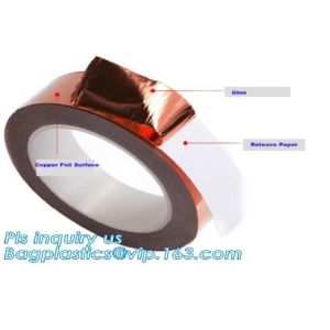 Conductive Label Tape Label , Conductive Copper Foil Tape EN13432