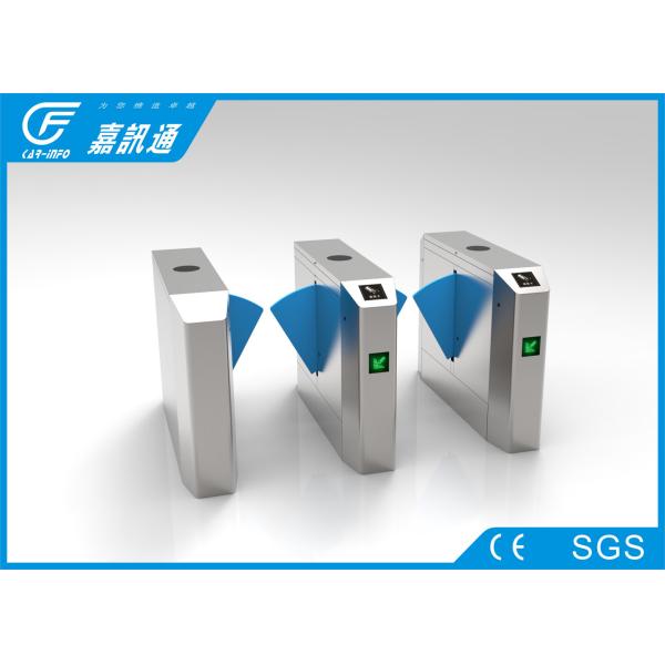 Train Station Speed Gate Turnstile , Fingerprint Access Control Barriers And