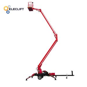 2500Lbs-4000Lbs Self Propelled Telescopic Boom Lift Working Height 38-42Feet
