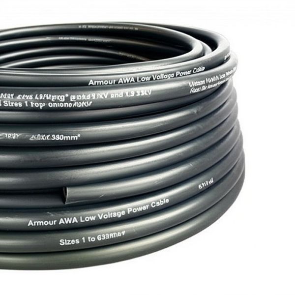 Armour AWA Low Voltage Power Cable Voltage Rating 0.6 1kV and 1.9 3.3kV Sizes 1