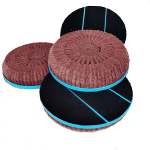 Hemispherical Grinding Head Stainless Steel Grinding Disc Random Pattern