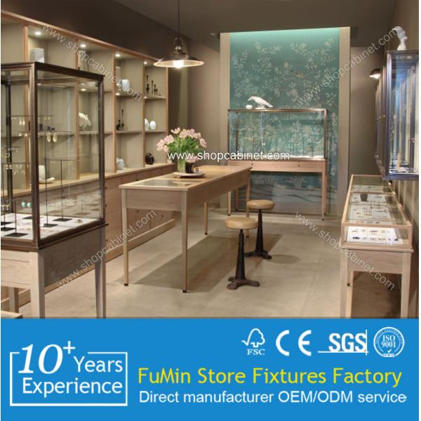 Buy stylish modern wood ring jewelry display showcase at wholesale prices