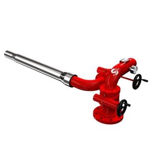 PL8/64/80/100/120 Fixed Dual- Water Foam Monitor for Fire Fighting Fire Cannon