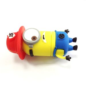 Cute Shaped Minions Cartoon Character PVC Usb Flash Drive USB 2.0 And 3.0