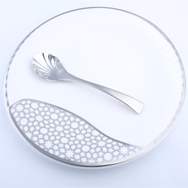 Buy Elegant high quantity Stainless steel cutlery/flatware/spoon/sugar spoon at wholesale prices