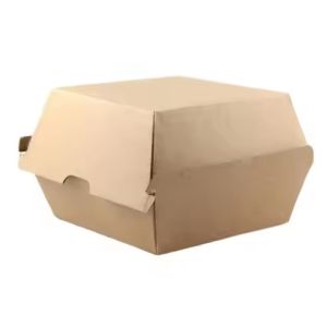 Wholesale Custom Disposable Biodegradable Fast Food Grade Kraft Paper Burger