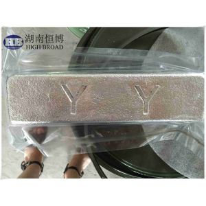 China Sacrificial Anode Protection Yttrium Alloy Ingot on sale