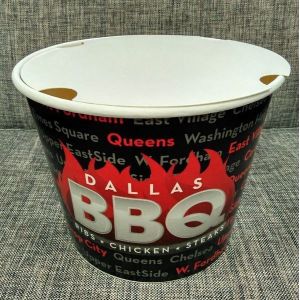 85 Oz Disposable Food Containers Customized Paper Fried Chicken Bucket