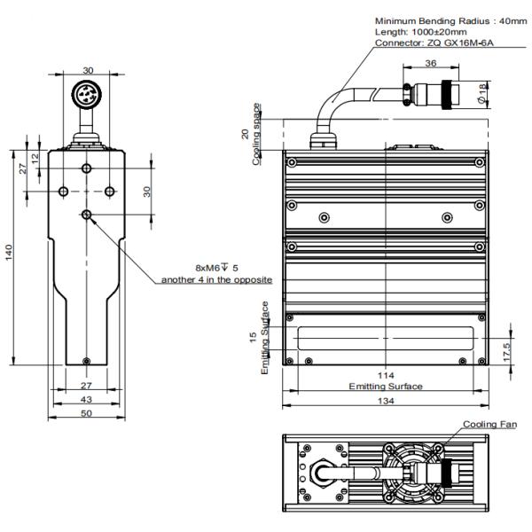 1.4A/ 33.6W Machine Vision LED Lighting