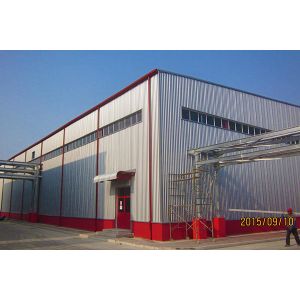 Light Steel Structure Warehouse with Glass Wool Insulation