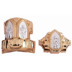 China Bronze Luxury Casket Corner 20# B With Steel Pipe And ABS Material on sale