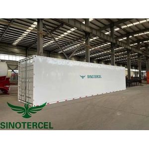 28 Ton Box Semi Trailer Personalized Enclosed Semi Trailer