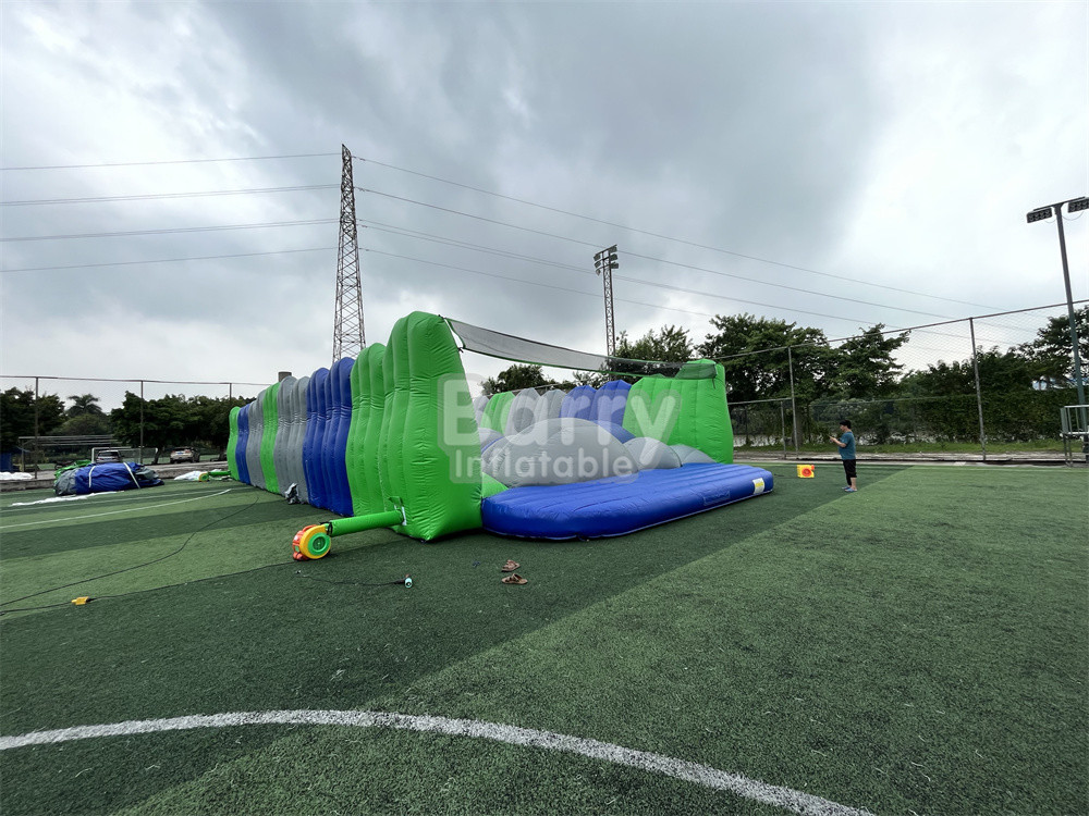 Outdoor Carnival Giant Obstacle Course Jump Around 5k Bouncy Castle Run For