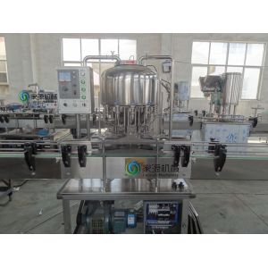 CE , SGS Auto Beer Cans Filling Euqipment 2000BPH With Capping Machine
