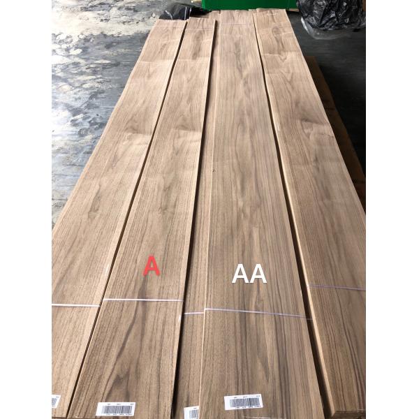 Natural veneer clear texture mountain pattern black walnut veneer for Interior decor plywood face board