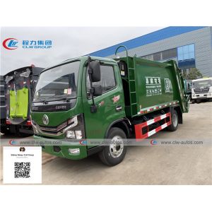 Dongfeng Duolicar 4x2 8000 Liters Garbage Compactor Truck