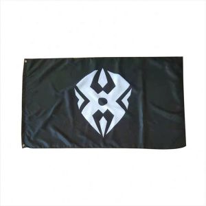 Double Sided Printed Custom Polyester Flag 90x150cm Rectangular