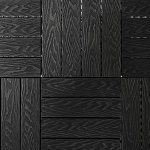 Balcony Wood Deck Tiles Embossed Custom Hardwood Deck Planks