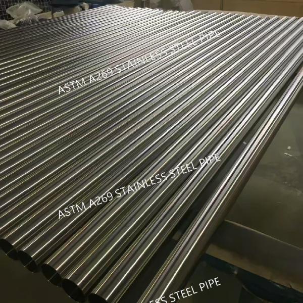 ASTM A269 TP304 Stainless Steel Seamless Pipe BA Bright Anealed Finishing