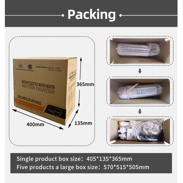 220V Portable Geyser Water Heater Endless 7kw Tankless Water Heater