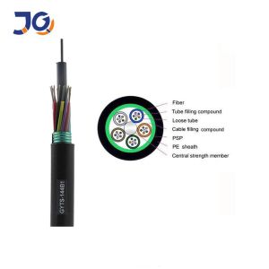 China GYTS Single Mode Os1 Os2 G652 G657 Fiber Optic Cable on sale